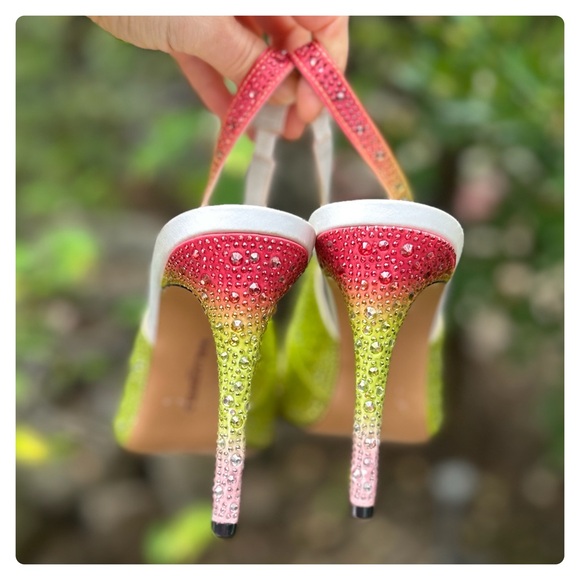 Karl Lagerfeld rhinestone heels - Picture 6 of 11